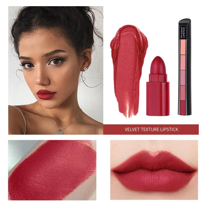 Sexy Matte 5-color lipstick