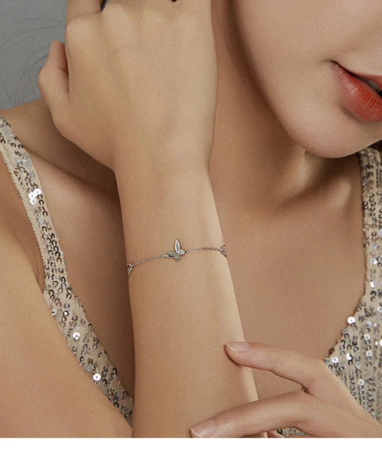 SHE JOY Flying Butterfly Bracelet Lobster