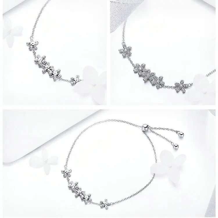 SHE JOY Luminous Daisy Flower Bracelets