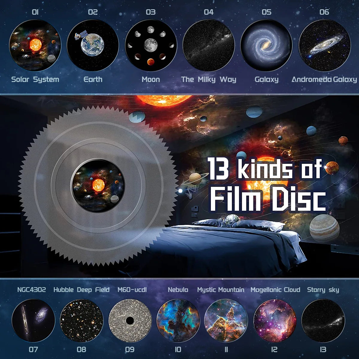 13 in 1 Star Projector