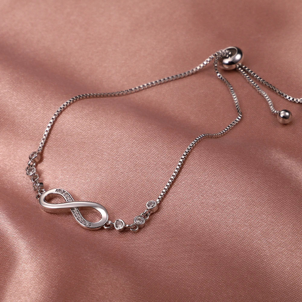 SHE JOY Zircon Bracelet Infinite