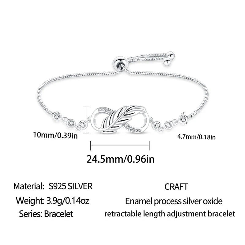 SHE JOY Zircon Bracelet Infinite
