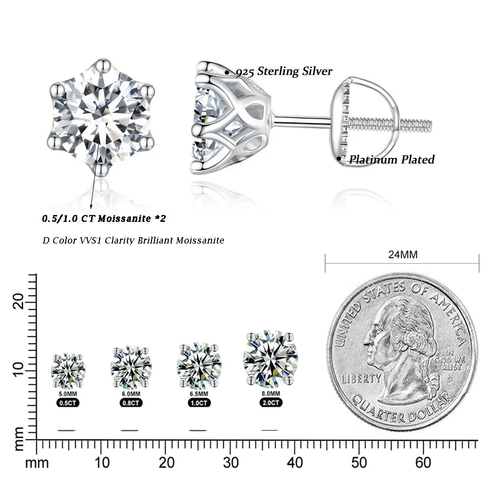 SHE JOY Earrings 925 Sterling Silver