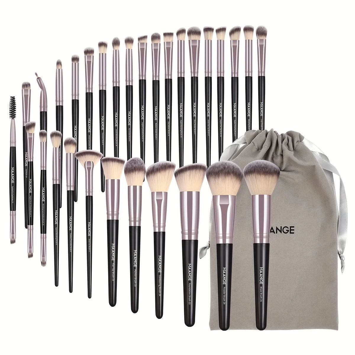 SHE JOY 30pcs Professional Makeup Brush Set Foundation