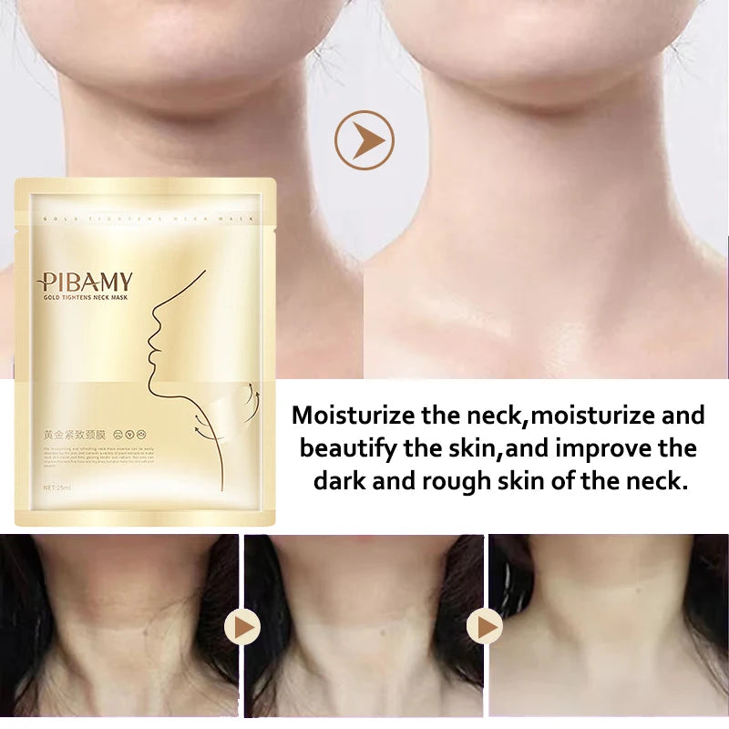 Golden Neck Mask Moisturizing Lifting Light