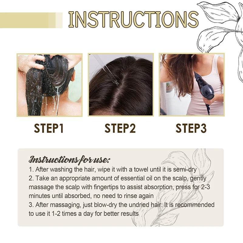 Hair Nourishes Hair Essence Oil New