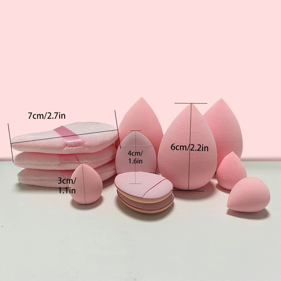 12Pcs Triangle Puff Giant Soft Eye/Base Makeup Egg