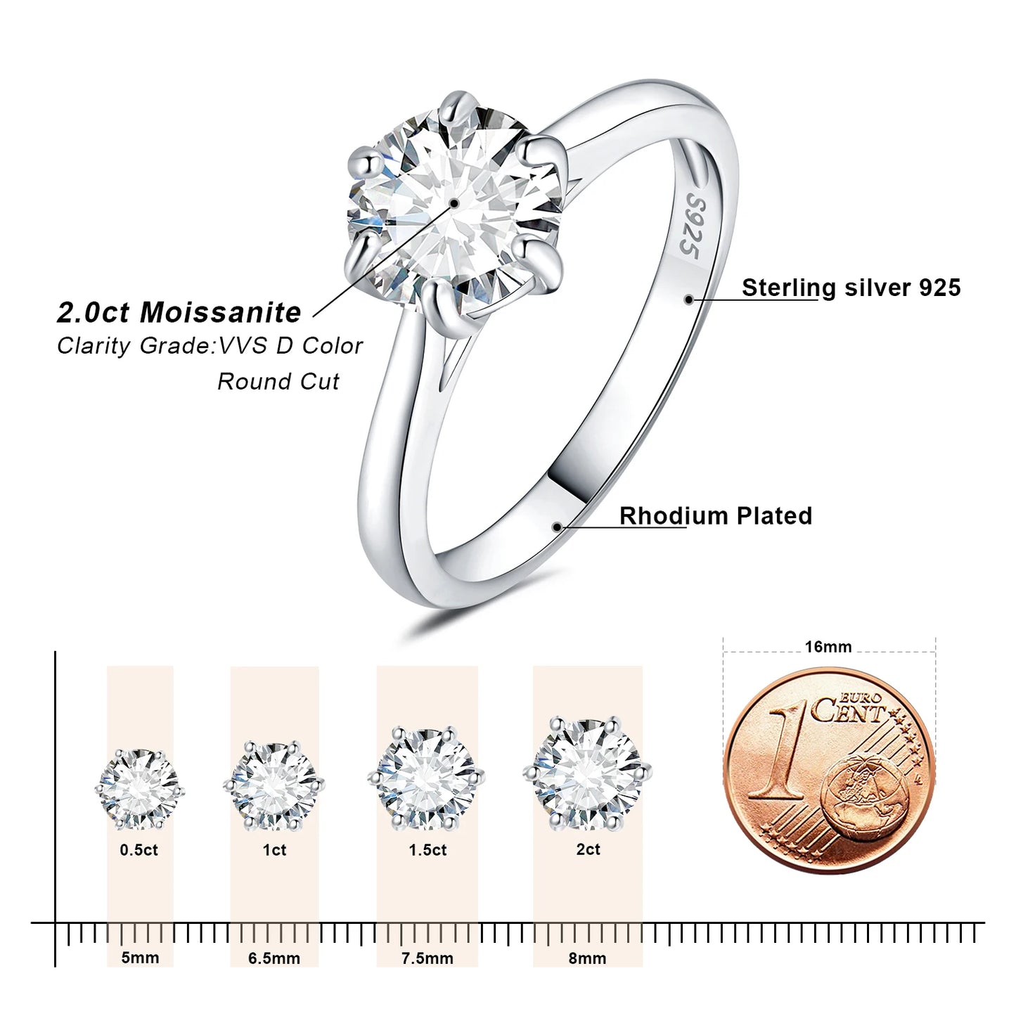 SHE JOY ALIANS RING 925 Sterling Silver