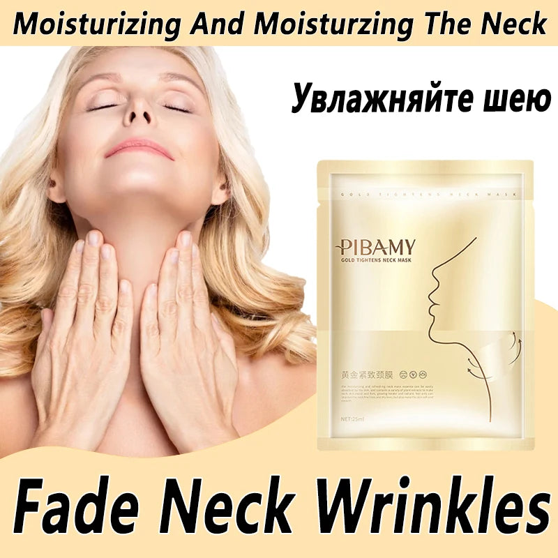 Golden Neck Mask Moisturizing Lifting Light