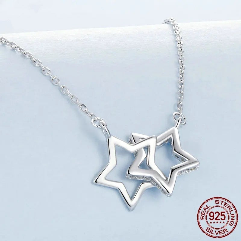 SHE JOY Necklace Star/Heart/Cat Pendant
