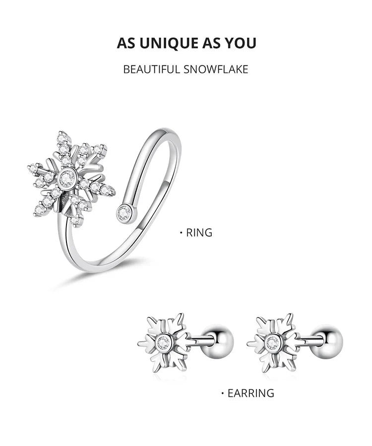 SHE JOY Crystal Ring and Earrings