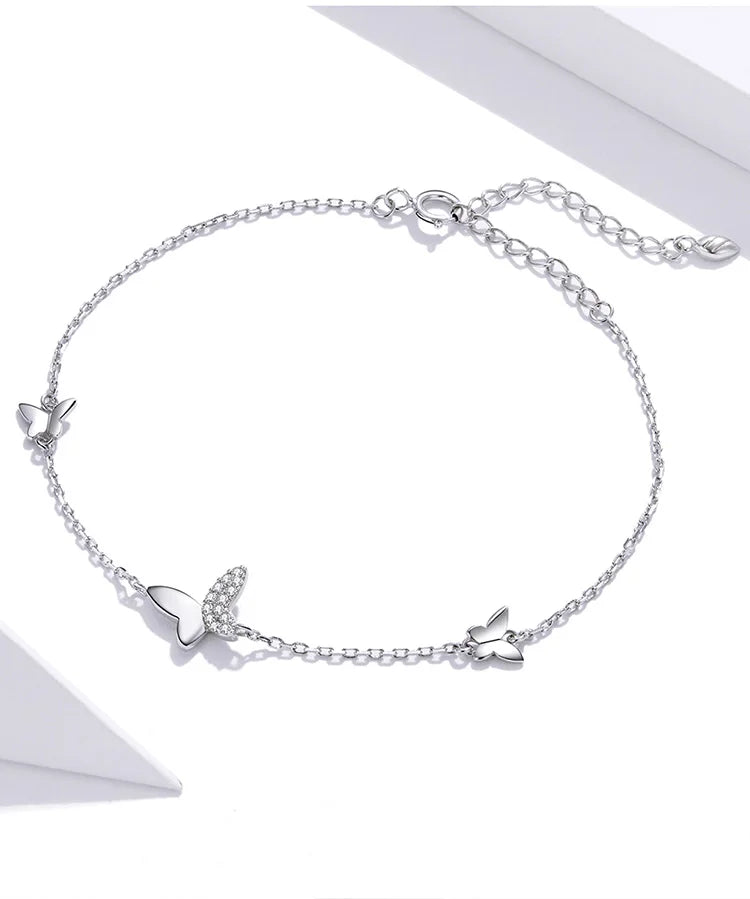 SHE JOY  Flying Butterfly Bracelet Lobster