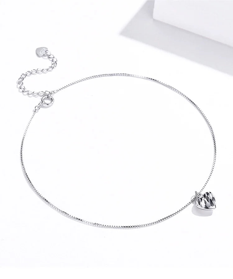 SHE JOY  925 Sterling Silver Bracelet for Foot