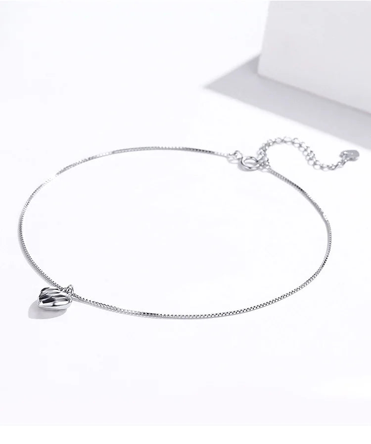 SHE JOY  925 Sterling Silver Bracelet for Foot