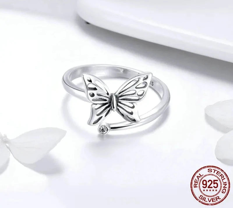 SHE JOY Butterfly Rings & Earrings