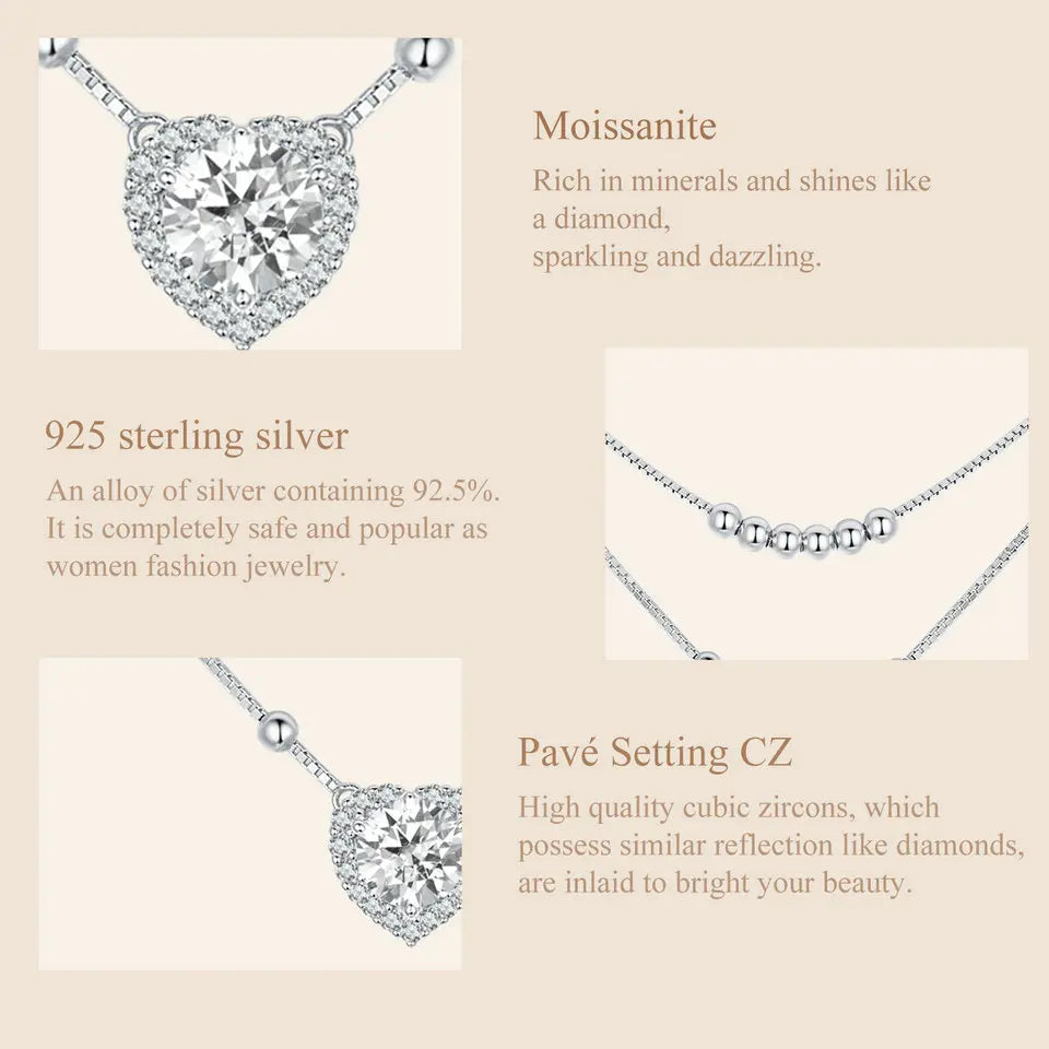 SHE JOY  Necklace Moissanite