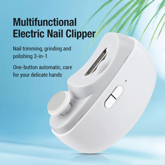 2 in 1Electric Nail Clipper Grinding and Polishing