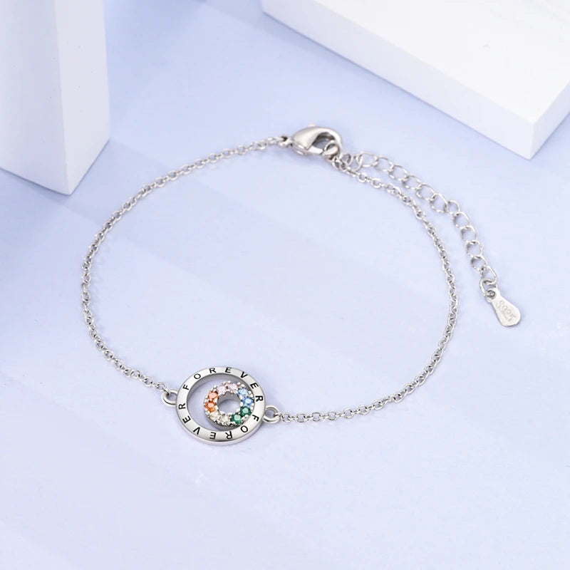 SHE JOY Zircon Bracelet  Infinite