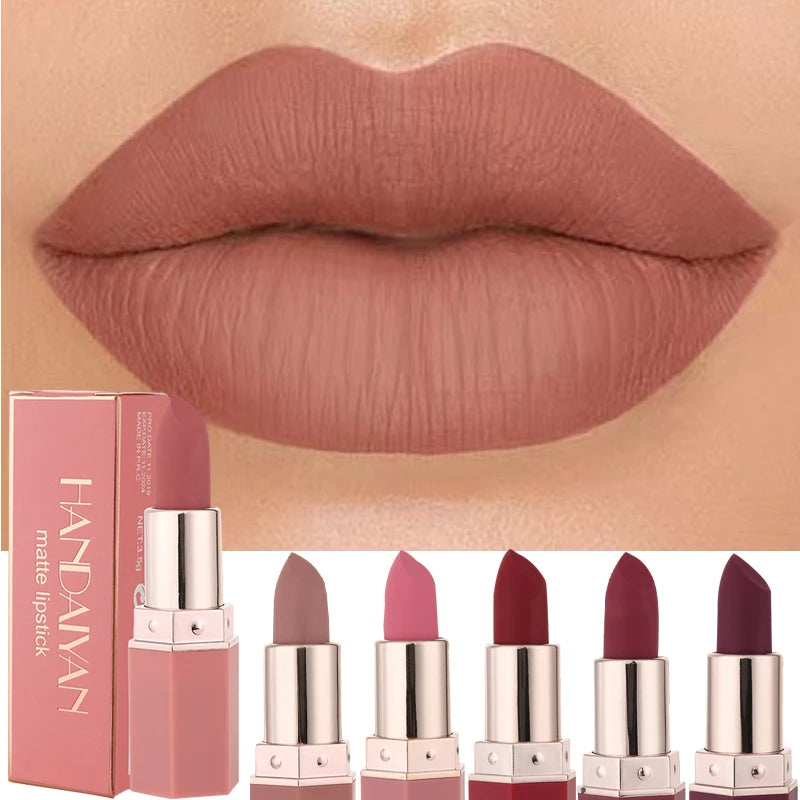 SEXY waterproof lipstick 6 Colors Matte