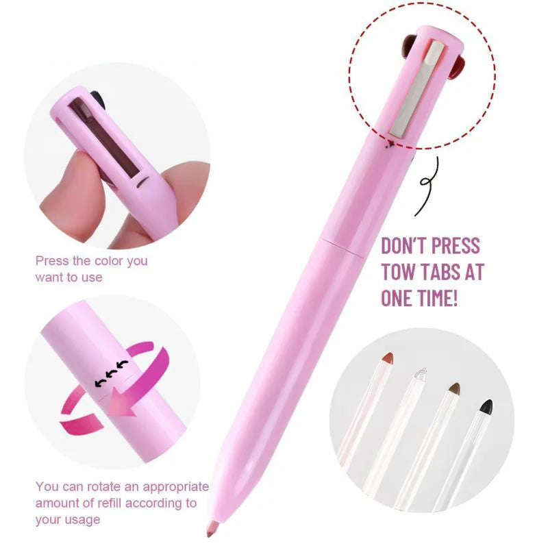 4 in 1 Multi-function Makeup Pen, 4 in 1