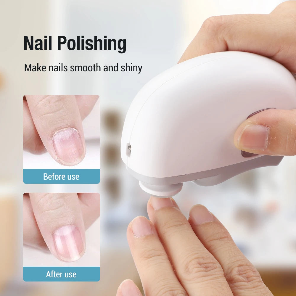 2 in 1Electric Nail Clipper Grinding and Polishing