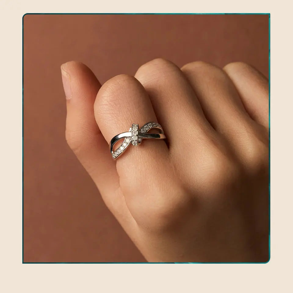 SHE JOY  Ring 925 Sterling Silver Trendy