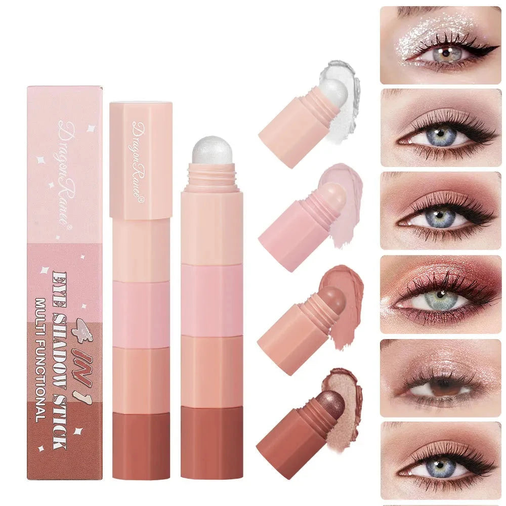 SHE JOY Brown Mini Eye Shadow Stick 4 In 1