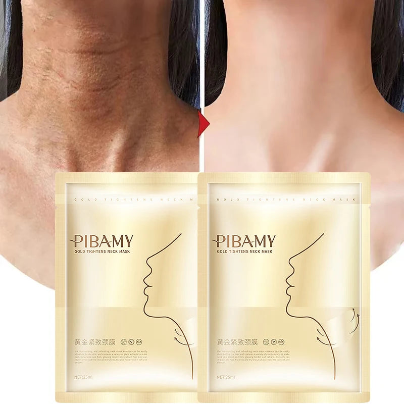 Golden Neck Mask Moisturizing Lifting Light