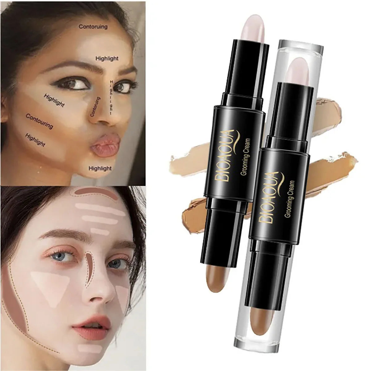 Beauty Bronzer Professional  Foundation Cream  Concealer Contouring