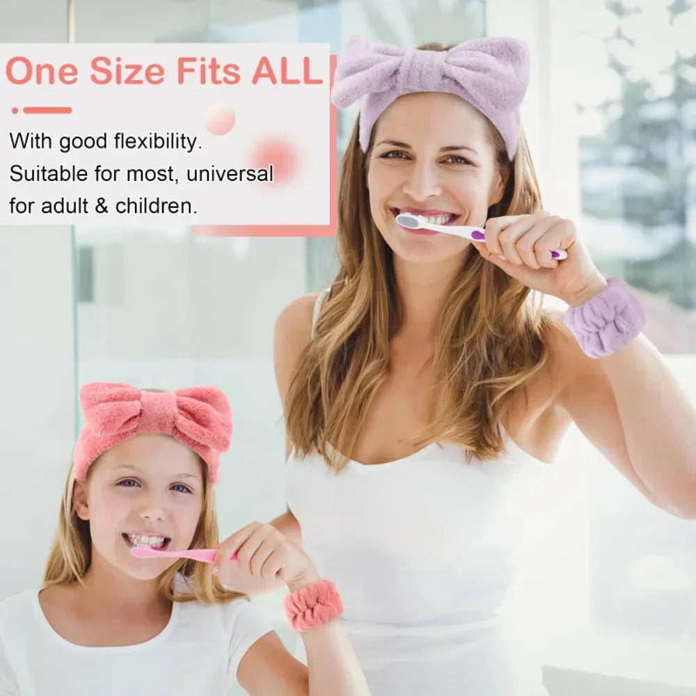 3Pcs Spa Headband