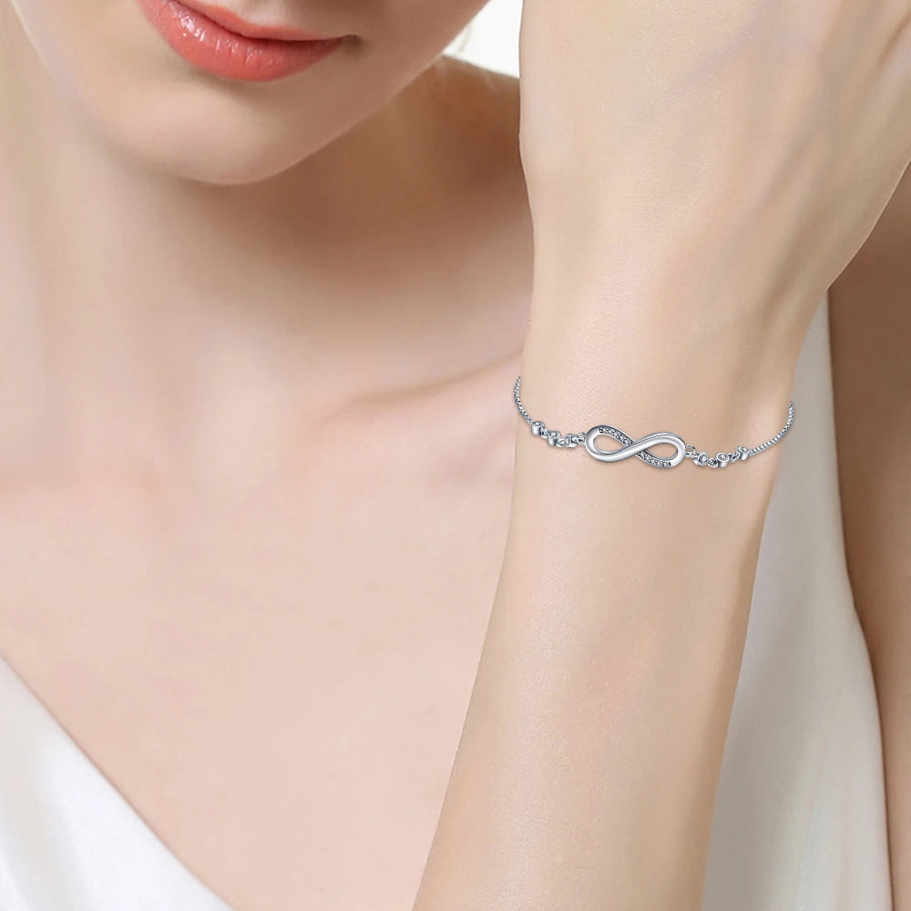 SHE JOY Zircon Bracelet  Infinite