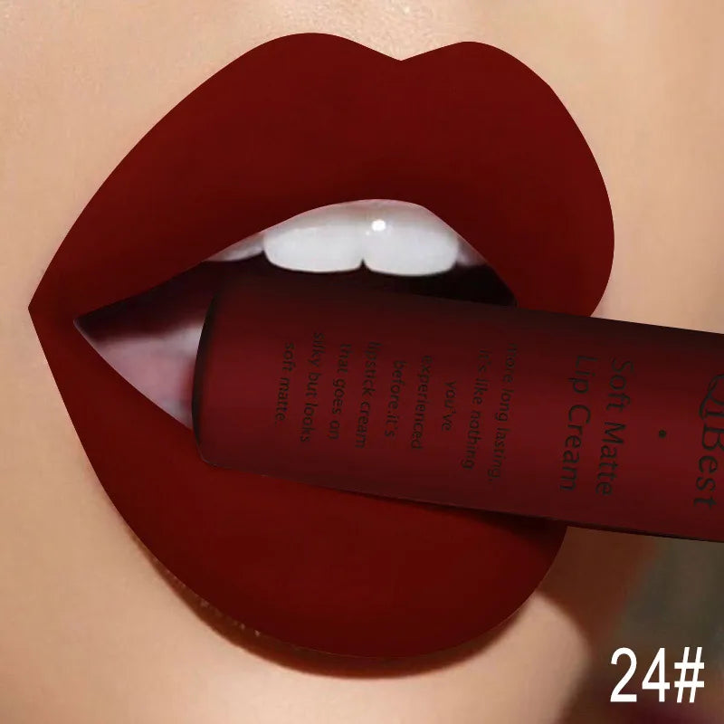 Sexy  Lipstick Lipgloss Beauty Red Nude Waterproof