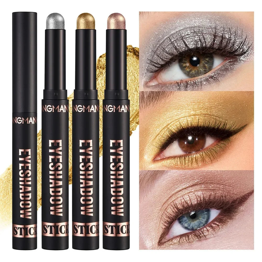 1PC Waterproof Pearlescent Eyeshadow Pencil Stick