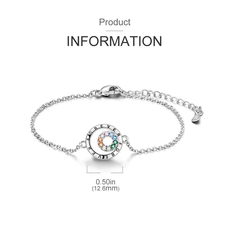 SHE JOY Zircon Bracelet  Infinite