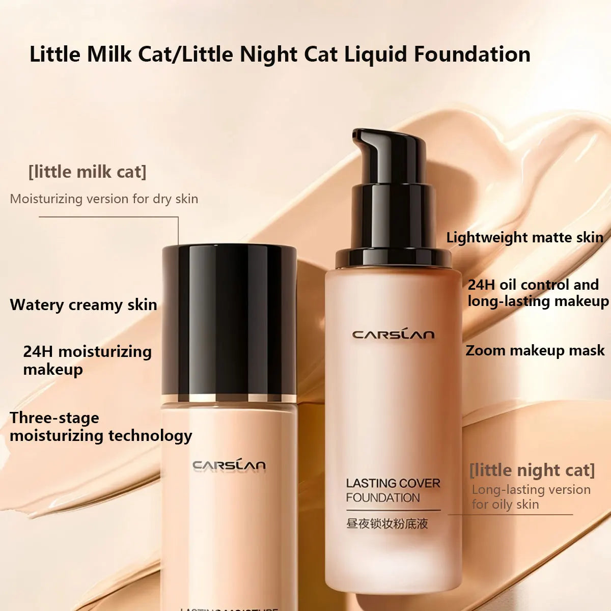 Long-lasting Moisture Matte Liquid Foundation 24H