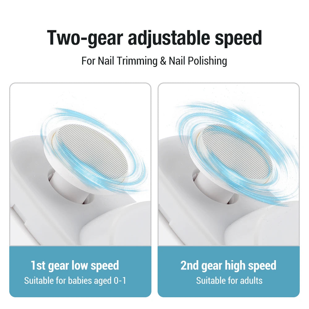 2 in 1Electric Nail Clipper Grinding and Polishing