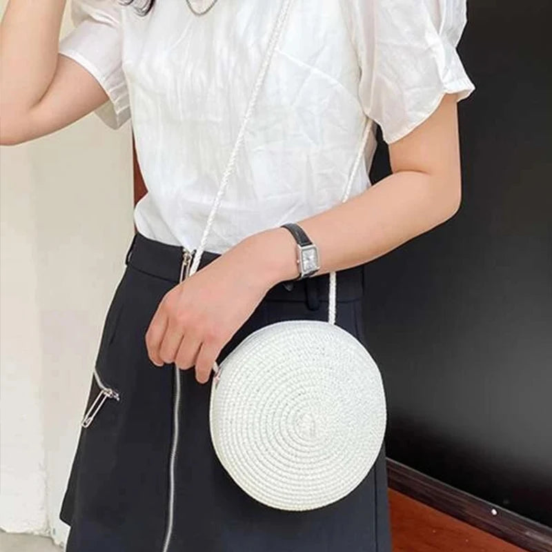 Minimalist Straw Bag